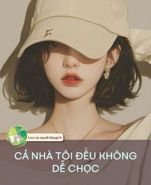 CẢ NHÀ TÔI ĐỀU KHÔNG DỄ CHỌC