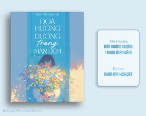 Đóa hướng dương trong màn đêm