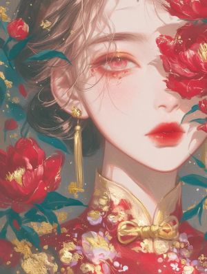 Đóa Hải Đường Nở Rộ